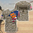 NCAA Clemson Tigers (Your Name) 3D T-shirt Nicegift 3TS-O6G7