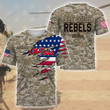 NCAA Ole Miss Rebels (Your Name) 3D T-shirt Nicegift 3TS-I8Y9