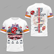 NFL Kansas City Chiefs Super Bowl Champions 3D T-shirt Nicegift 3TS-V9U0