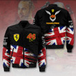 Scuderia Ferrari Lewis Hamilton Bomber Jacket Nicegift 3BB-Q4X0