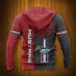 Ford Mustang Zip Hoodie 3D Nicegift 3ZH-Z0R6