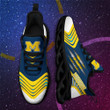 NCAA Michigan Wolverines Max Soul Shoes Nicegift MSS-Q6C8