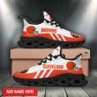 NFL Cleveland Browns (Your Name) Max Soul Shoes Nicegift MSS-W6P4