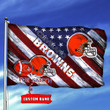 NFL Cleveland Browns (Your Name) Flag Nicegift FLG-M9T5
