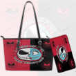 Jack Skellington I Could Be Your Worst Nightmare Leather Tote Bag & Woman Purse Set LTB-R3X8 WOP-B4O1