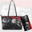 The Lost Boys Leather Tote Bag & Woman Purse Set LTB-T3V7 WOP-C7R4