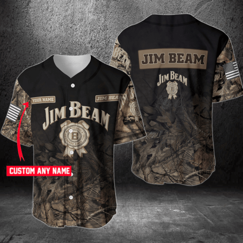 Jim Beam (Your Name) Hunting Baseball Jersey BBJ-P5O3