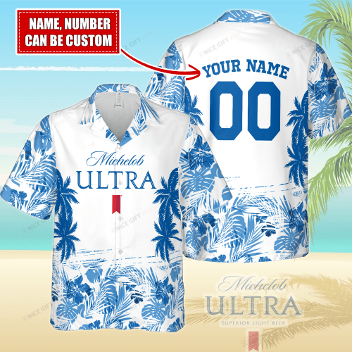 Michelob ULTRA (Your Name) Hawaii 3D Shirt Nicegift 3HS-Z1R8