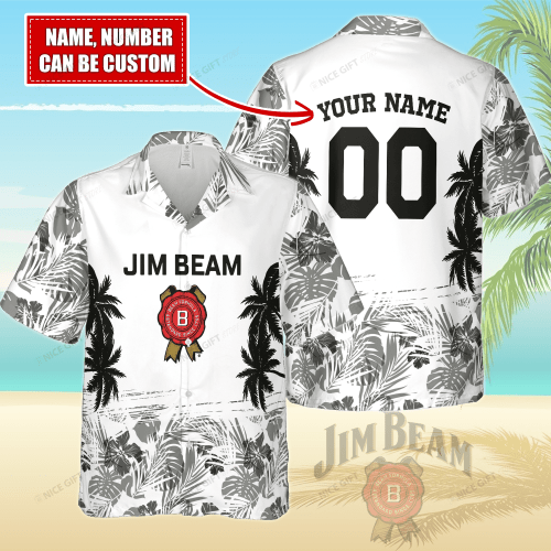 Jim Beam (Your Name) Hawaii 3D Shirt Nicegift 3HS-I8I1