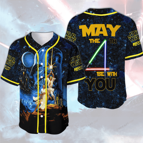Star Wars May The 4th Be With You Baseball Jersey Nicegift BBJ-N8C3