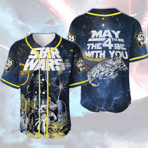 Star Wars May The 4th Be With You Baseball Jersey Nicegift BBJ-P7L9