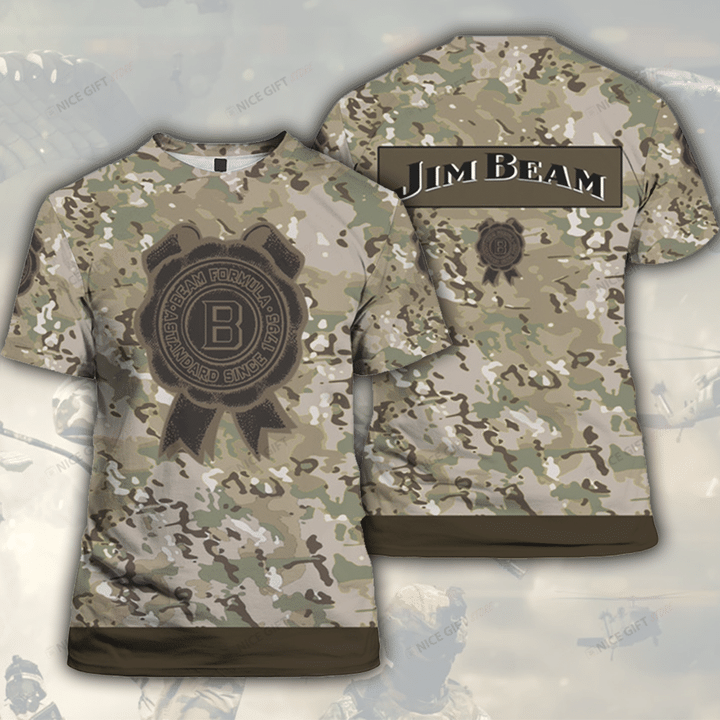 Jim Beam Camouflage 3D T-shirt 3TS-W1L3