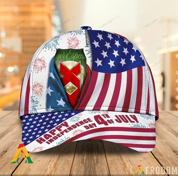 Dos Equis XX Happy Independence Day 3D Cap Nicegift 3DC-V9X6