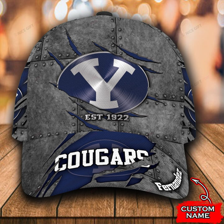 NCAAF BYU Cougars (Your Name) 3D Cap Nicegift 3DC-T6G4