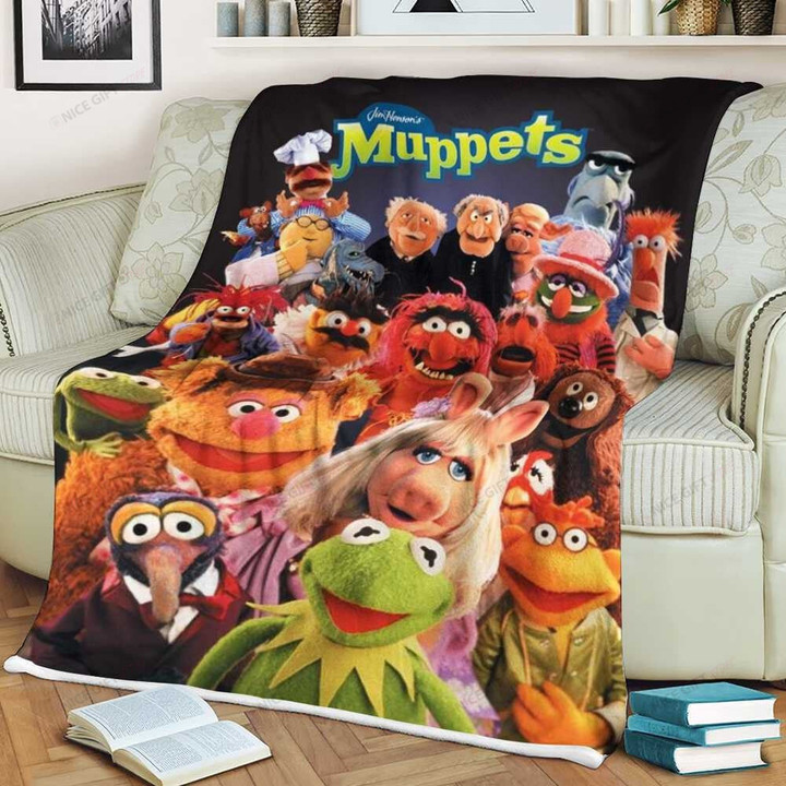 The Muppets Fleece Blanket Nicegift BLK-O4P2