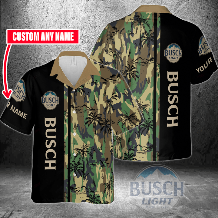 Busch Light (Your Name) Hawaii 3D Shirt Nicegift 3HS-N7D8