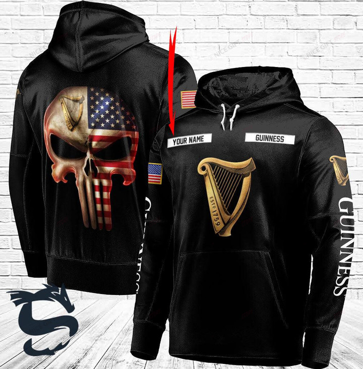 Guinness (Your Name) Hoodie 3D Nicegift 3HO-C4A1