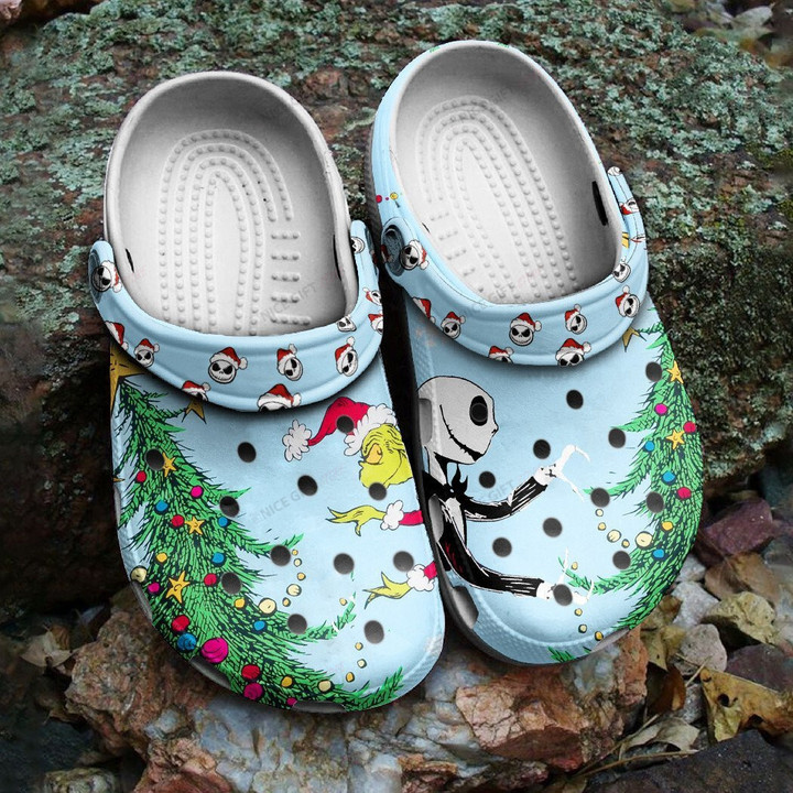 Jack Skellington And The Grinch Crocs Shoes Nice Gift CRS-C0H7
