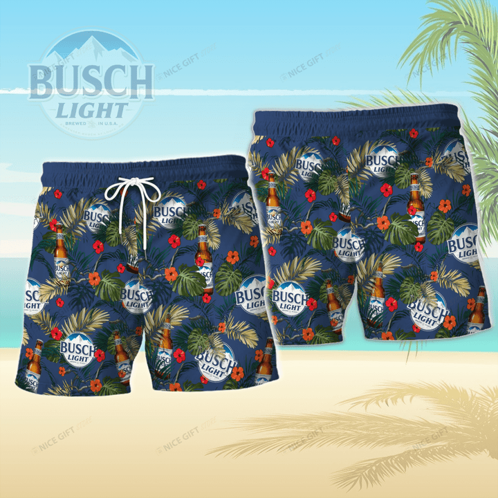 Busch Light Men Beach Shorts Nicegift MBS-B9B4