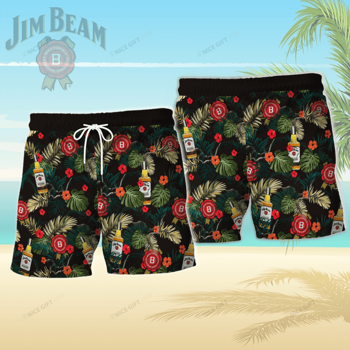 Jim Beam Men Beach Shorts Nicegift MBS-Z8K8