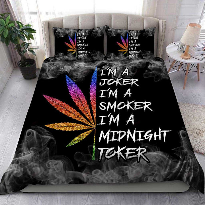 I'm A Joker I'm A Smoker I'm A Midnight Toker Bedding Set Nicegift BES-Y5T5