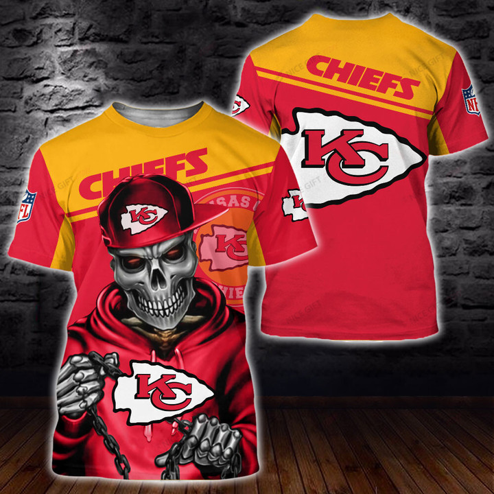 NFL Kansas City Chiefs 3D T-shirt Nicegift 3TS-F2O4