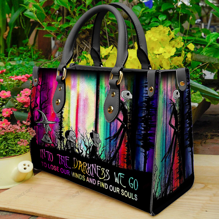 Jack Skellington Into The Darkness We Go To Lose Our Minds And Find Our Souls Women 3D Small Handbag Nicegift WSH-M9R7