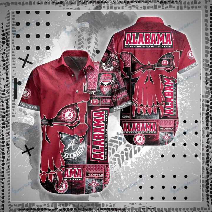 NCAAF Alabama Crimson Tide Hawaii 3D Shirt Nicegift 3HS-V3B9