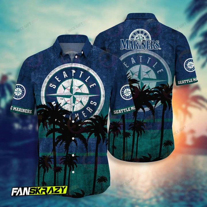 MLB Seattle Mariners Hawaii 3D Shirt Nicegift 3HS-Z3Y5