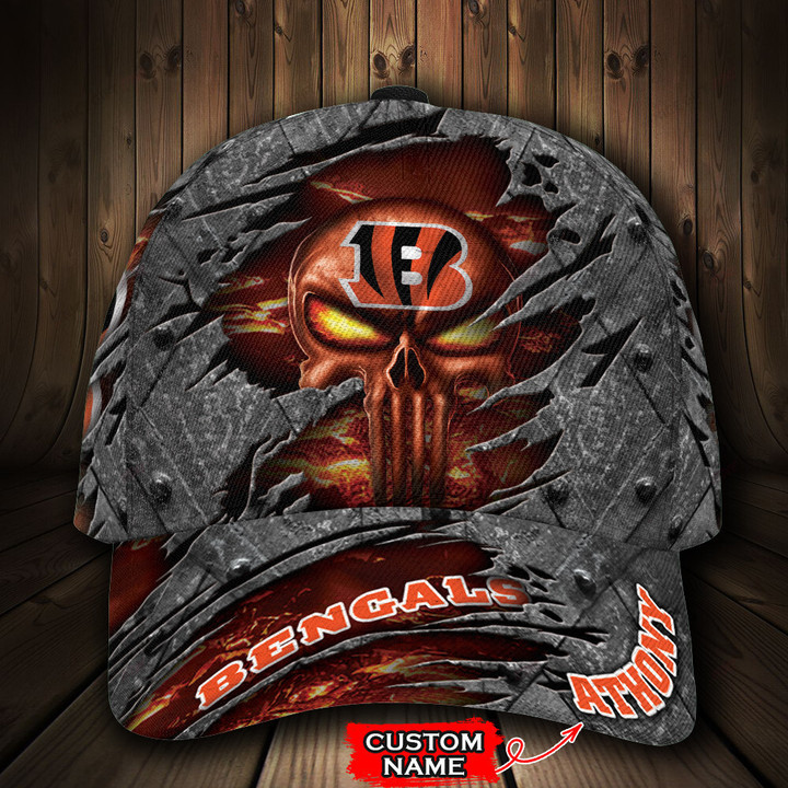 NFL Cincinnati Bengals (Your Name) 3D Cap Nicegift 3DC-W1H7
