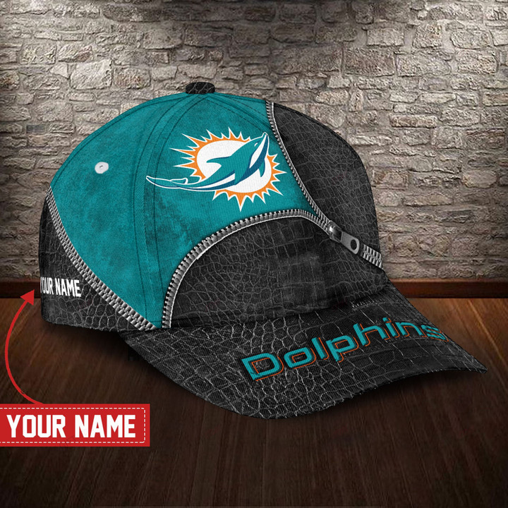 NFL Miami Dolphins (Your Name) 3D Cap Nicegift 3DC-I3L2