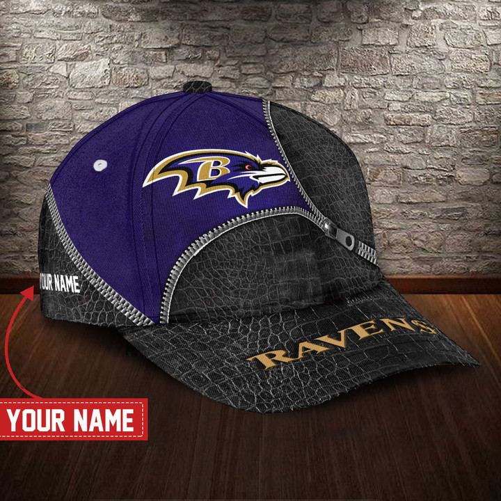 NFL Baltimore Ravens (Your Name) 3D Cap Nicegift 3DC-D3V0