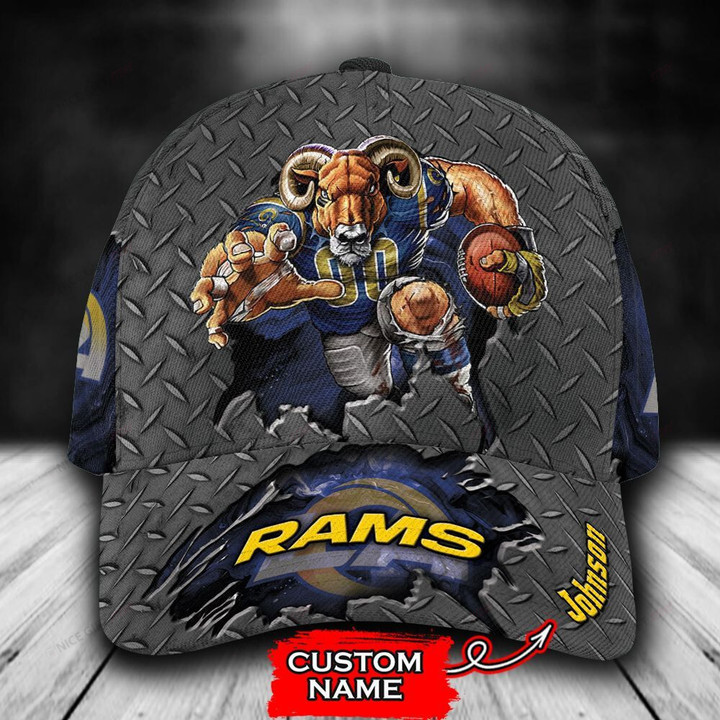 NFL Los Angeles Rams (Your Name) 3D Cap Nicegift 3DC-K4A7