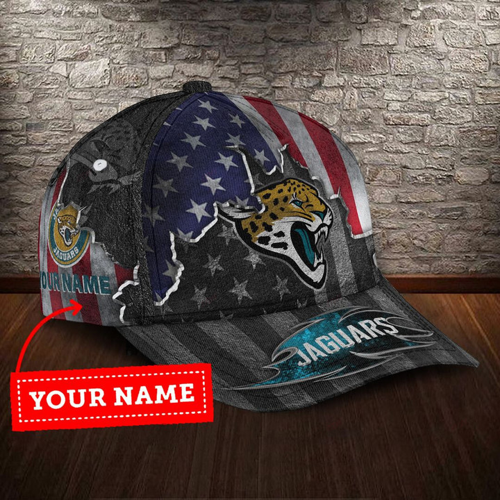 NFL Jacksonville Jaguars (Your Name) 3D Cap Nicegift 3DC-Q5H9