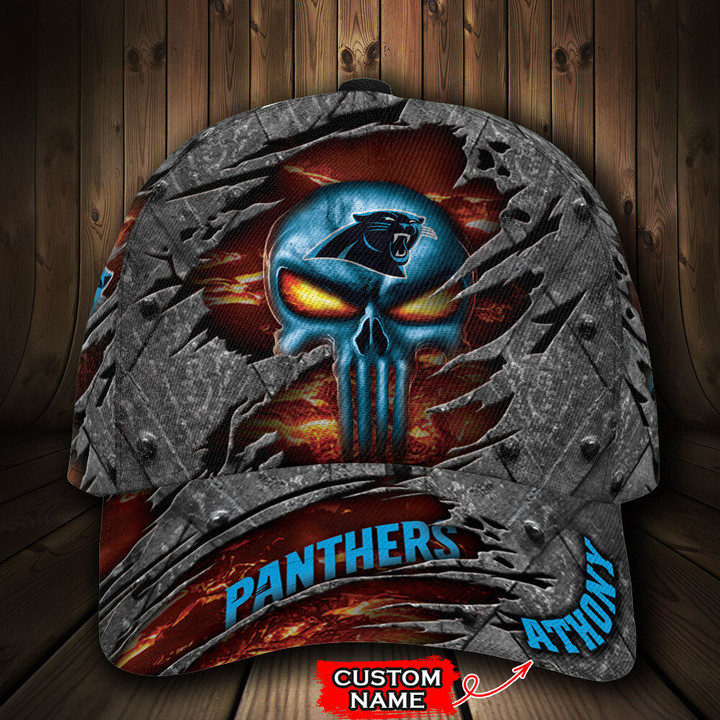 NFL Carolina Panthers (Your Name) 3D Cap Nicegift 3DC-Y0H0