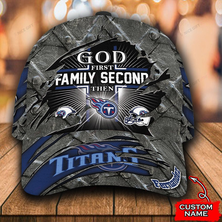 NFL Tennessee Titans (Your Name) 3D Cap Nicegift 3DC-H4O8