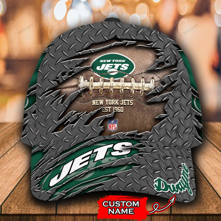 NFL New York Jets (Your Name) 3D Cap Nicegift 3DC-L9Z0