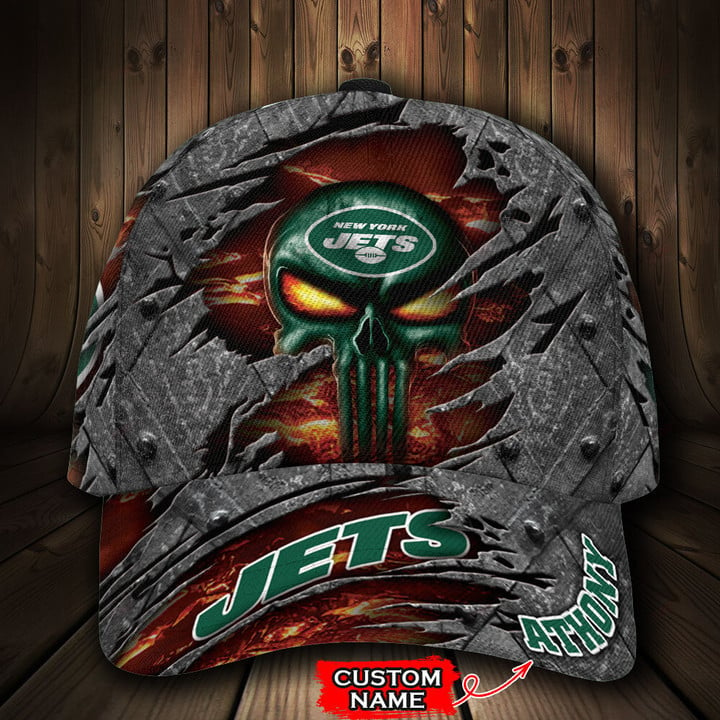 NFL New York Jets (Your Name) 3D Cap Nicegift 3DC-G4B4