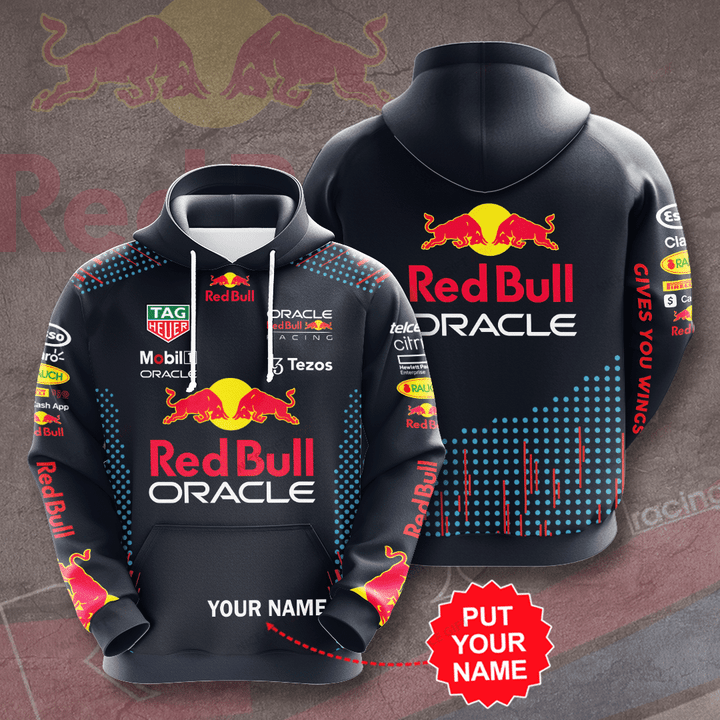 Oracle Red Bull Racing (Your Name) Hoodie 3D Nicegift 3HO-I8Q6