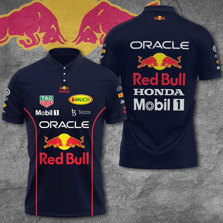 Oracle Red Bull Racing Polo Shirt 3D Nicegift 3PS-H3M1