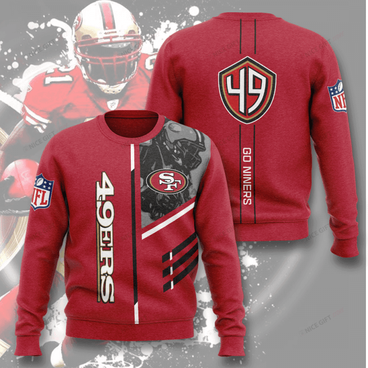 NFL San Francisco 49ers Crewneck Sweatshirt Nicegift 3CS-N1G3