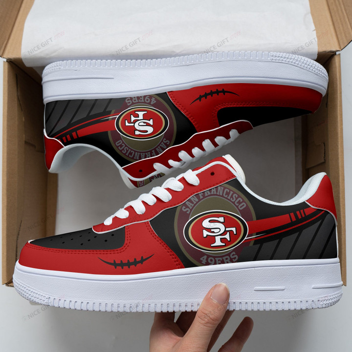 NFL San Francisco 49ers Air Force Shoes Nicegift AFS-L3Z6