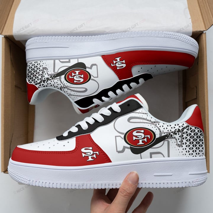 NFL San Francisco 49ers Air Force Shoes Nicegift AFS-A1Z5