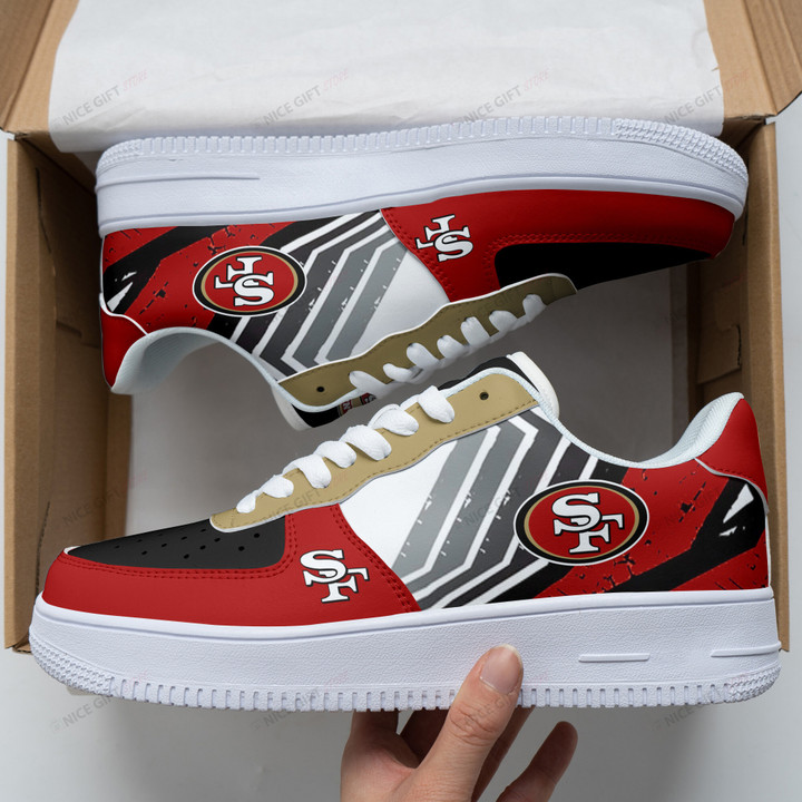NFL San Francisco 49ers Air Force Shoes Nicegift AFS-Y9W9