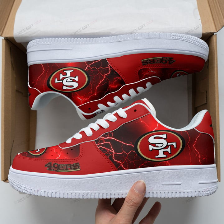 NFL San Francisco 49ers Air Force Shoes Nicegift AFS-F2G0