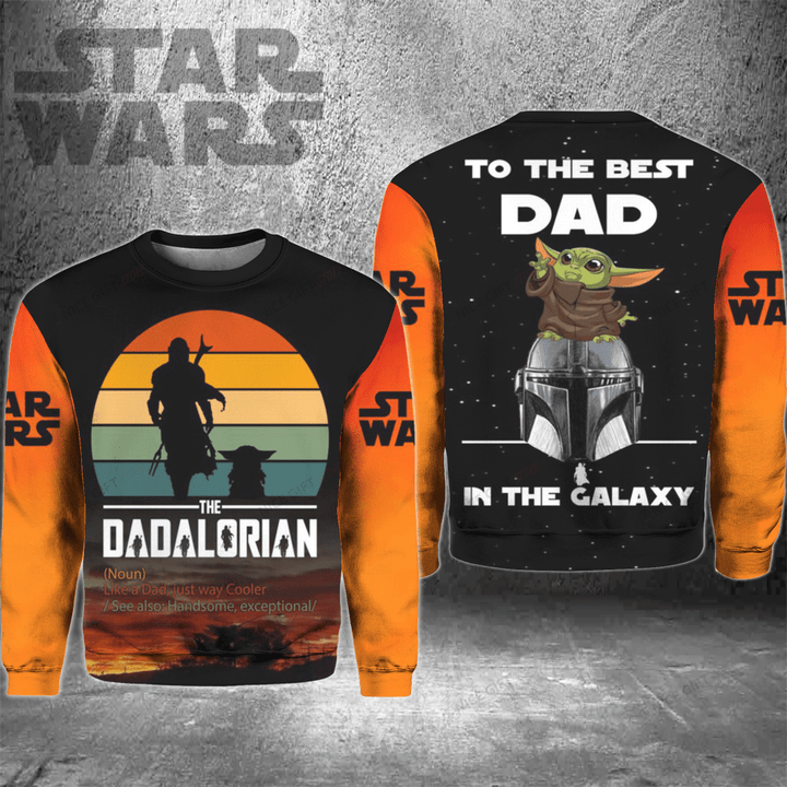 Star Wars The Dadalorian Crewneck Sweatshirt Nicegift 3CS-C2V8