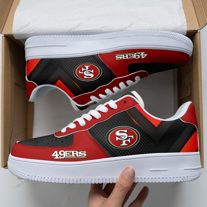 NFL San Francisco 49ers Air Force Shoes Nicegift AFS-N8H1
