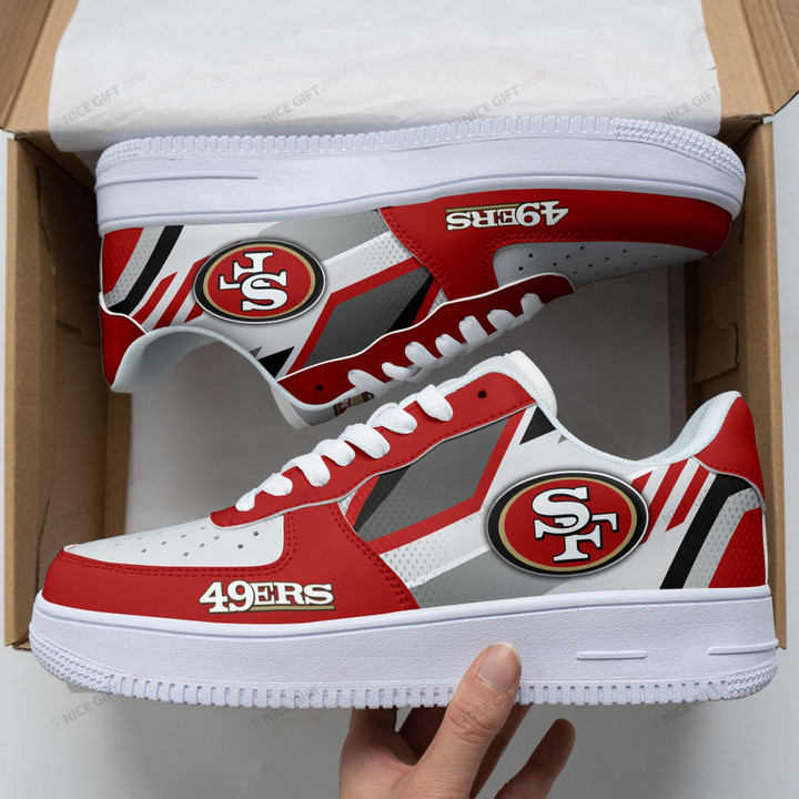 NFL San Francisco 49ers Air Force Shoes Nicegift AFS-J7Y1
