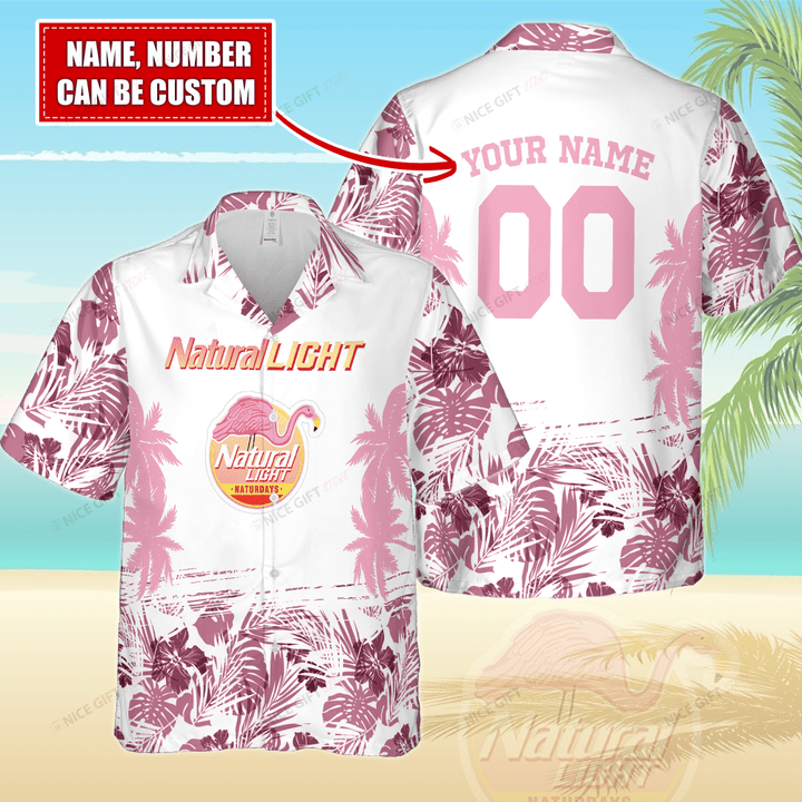 Natural Light Naturdays (Your Name) Hawaii 3D Shirt Nicegift 3HS-U3C5