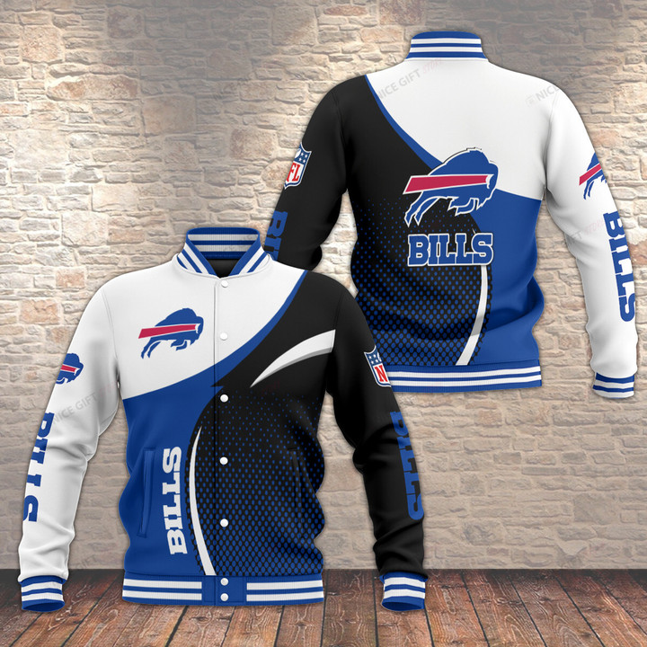 NFL Buffalo Bills Baseball Jacket Nicegift BJA-I3C0